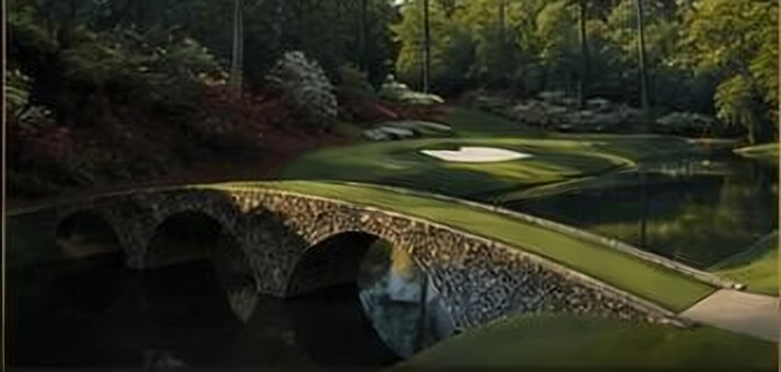 Illustration inspired by Augusta's par-three 12th